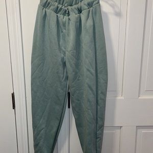 Size small, cute green sweatpants